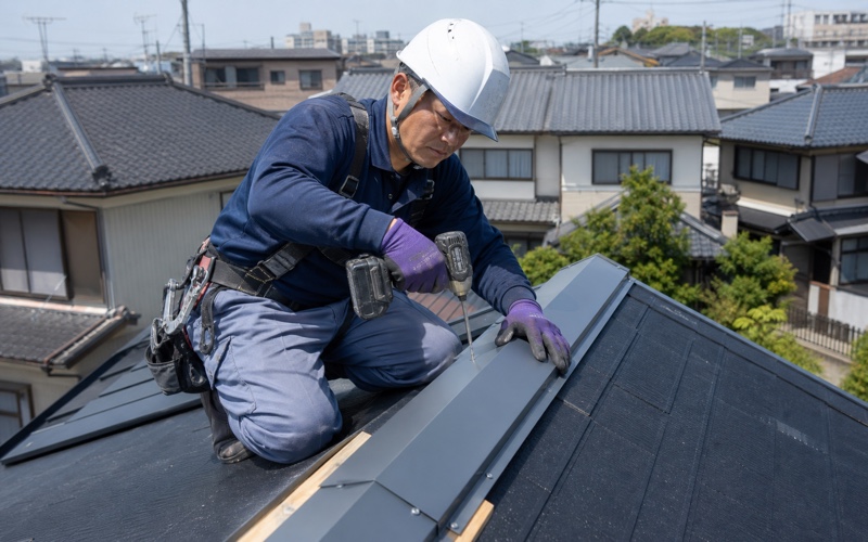 棟積み直し・板金工事